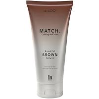 Маска оттеночная SensiDo Match Beautiful Brown Natural коричневый натуральный, 200 мл