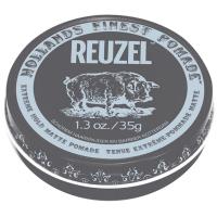 Помада серая Reuzel Extreme Hold Matte Pomade экстрасильной фиксации для укладки волос, 35 г