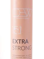 Лак Dew Professional Extra Strong 15 в 1 экстрасильной фиксации для волос, 500 мл