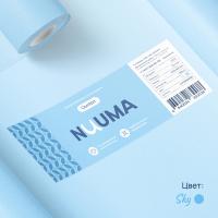 Простыня одноразовая Nuuma Comfort Sky голубая, 80 х 200 см, 1 рулон, 100 шт