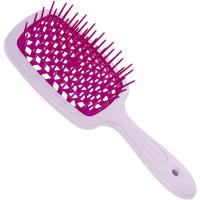 Щетка Janeke Superbrush Small для волос, сиреневая с фуксией