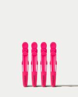 Зажимы Framar Gator Grips Сlips с прорезиненным покрытием, фуксия, 4 шт