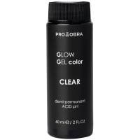 Краситель гелевый Obra Glow Gel Color полуперманентный для волос, Clear нейтральный, 60 мл