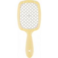 Щетка Janeke Superbrush малая, желто-белая, 17.5х7х3 см