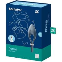 Кольцо эрекционное Satisfyer Duelist Dark Blue с вибрацией