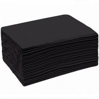 Полотенце одноразовое Мой Салон из спанлейса, черное, 45х90 см, 40 г/м2, 50 шт